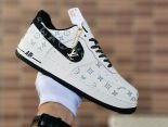Nike Air Force 1-LV聯名款 2023全新男女款空軍LV聯名款頭層皮休閒鞋