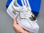 adidas superstar 2021新款 愛迪達貝殼頭金屬色鏈條女生板鞋